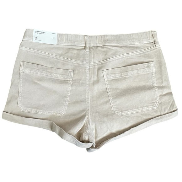 American Eagle Dreamy Drape Easy Shortie Shorts Women's 10/30 Low Rise New tan - Picture 3 of 6